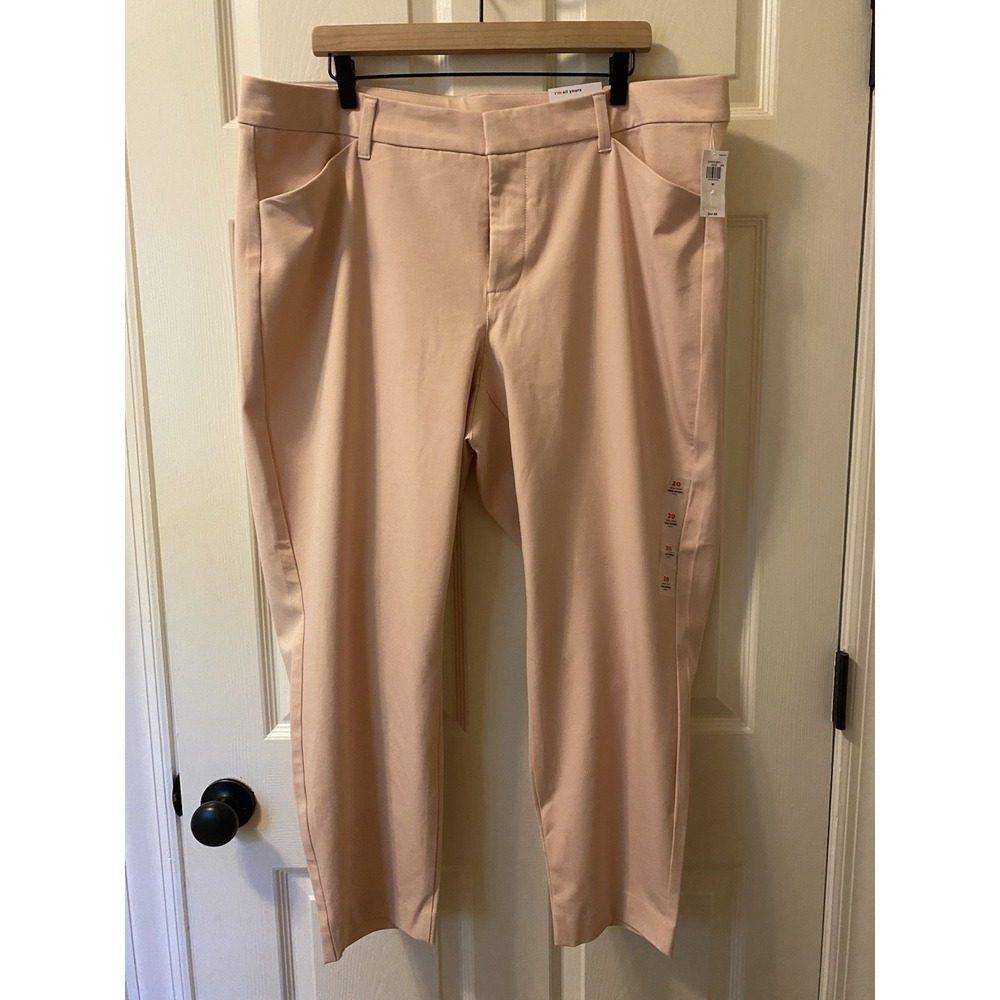 Old Navy High-Rise Pixie Skinny Pants Womens Size 20 Pink Secret Smooth Pockets